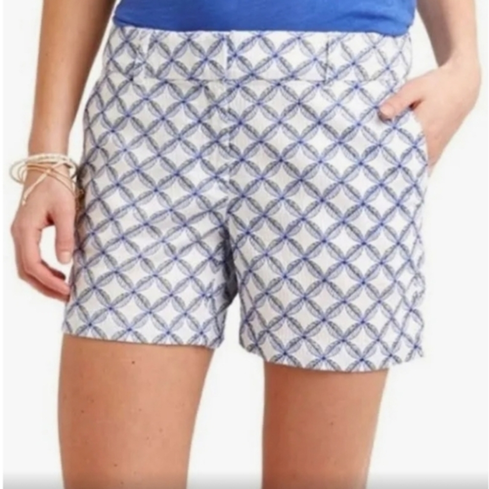 White and Blue Vineyard Vines Shorts